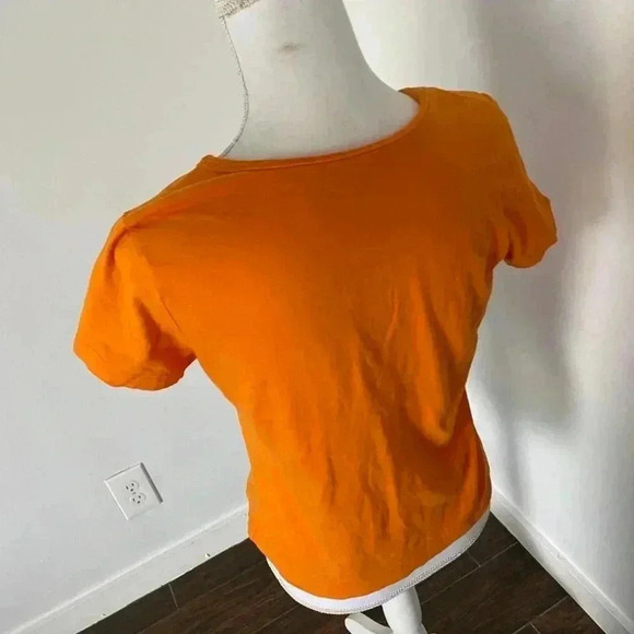 Orange Halloween baby tee. - Picture 3 of 4